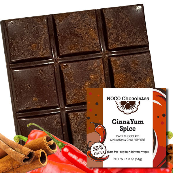 55% Dark Chocolate Cinnayum Spice Bar