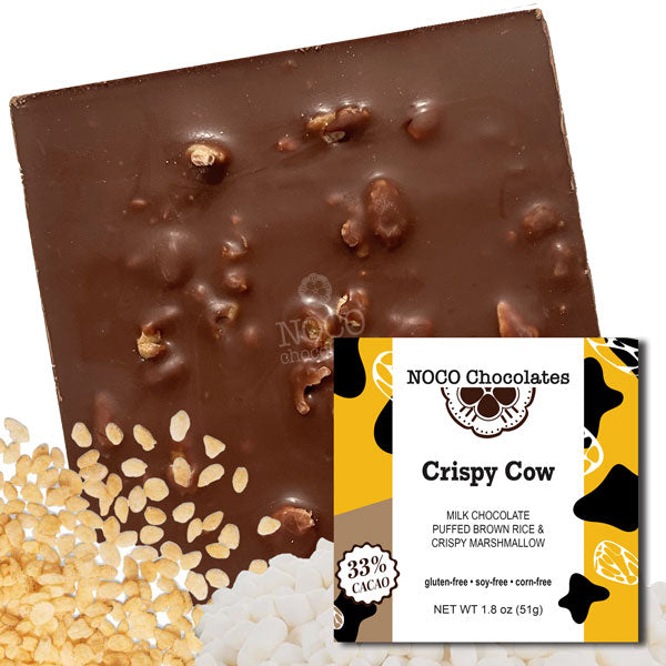 Milk Chocolate Bar Crispy Cow