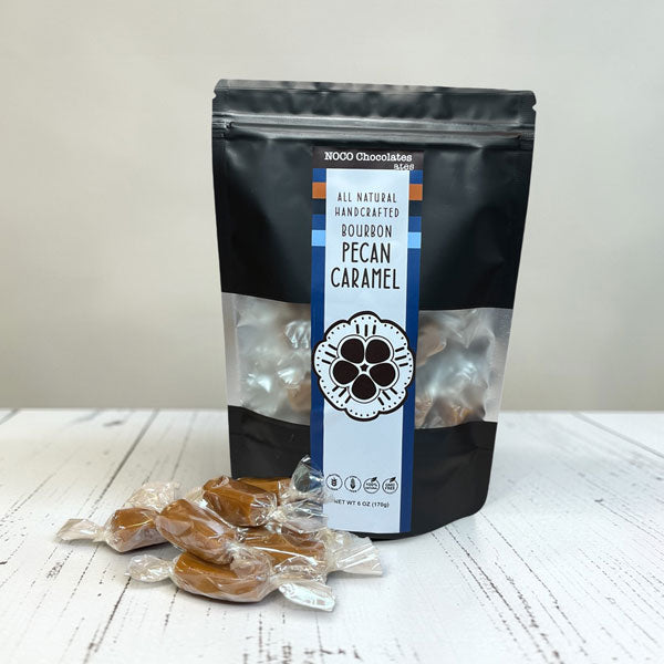 Bourbon Pecan Soft Caramel (No Alcohol)