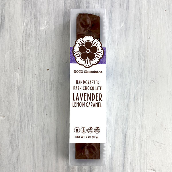 Dark Chocolate Covered Lavender Caramel