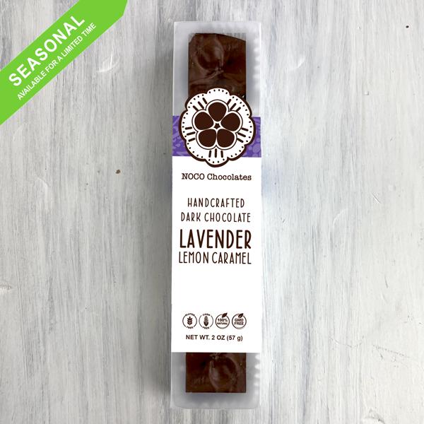Dark Chocolate Covered Lavender Caramel