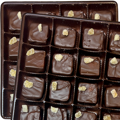Dark Chocolate Covered Ginger Caramel