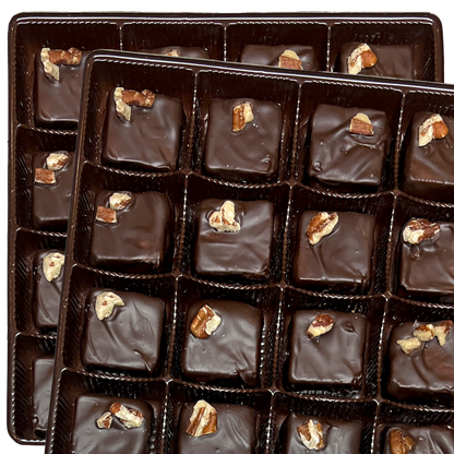 Dark Chocolate Covered Turtle Delights Caramels