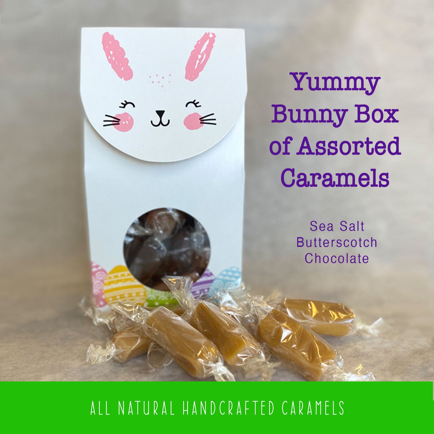 Yummy Bunny Box of Caramels