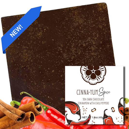 New! Cinnayum Spice 55% Dark Chocolate Bar