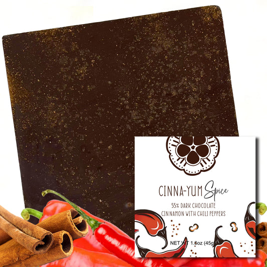 New! Cinnayum Spice 55% Dark Chocolate Bar