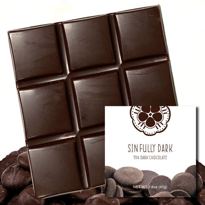 55% Sinfully Dark Chocolate Bar
