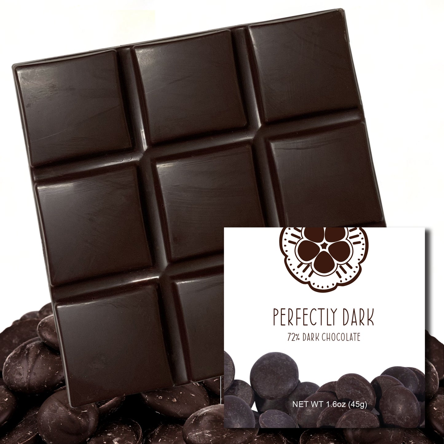 72% Perfectly Dark Chocolate Bar