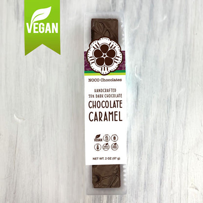 Vegan Dark Chocolate Covered Chocolate Caramel