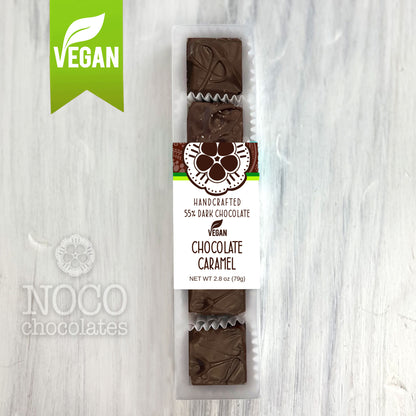 Vegan Dark Chocolate Covered Chocolate Caramel