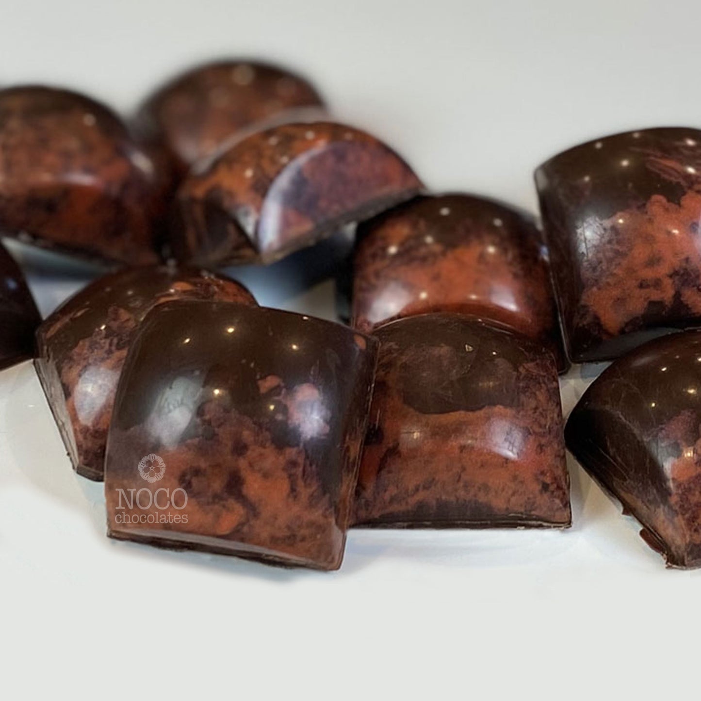 all-natural dark chocolate chili pepper bonbon