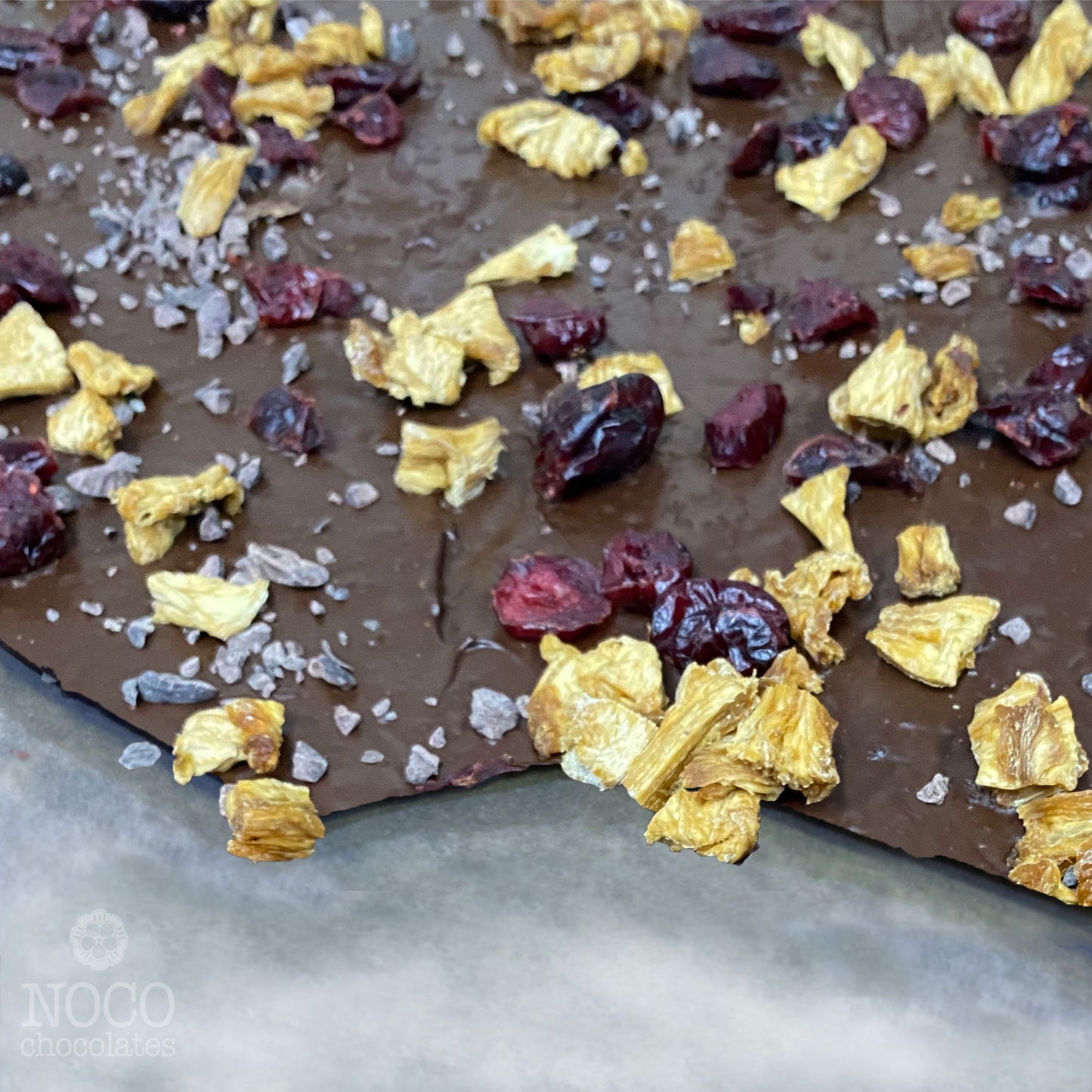 Pineapple Cranberry Crunch Bark